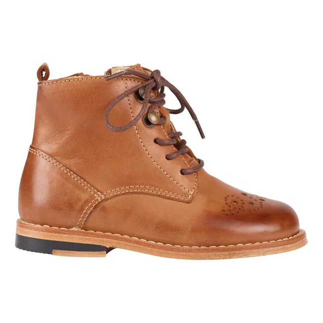 Bottines Lacets Buster | Camel