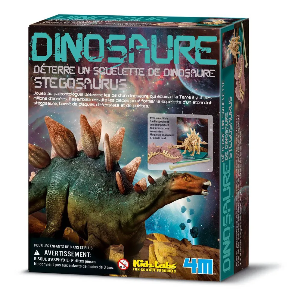 4M Multicoloured Dig A Stegosaurus Kit
