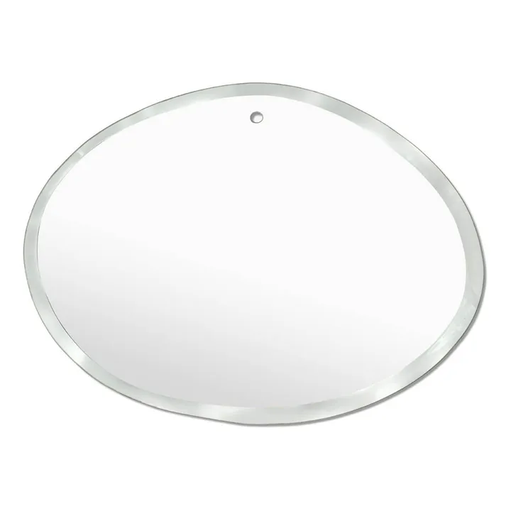 Specchio extra piatto smussato - forma ovale orizzontale 55x40 cm- Immagine del prodotto n°0