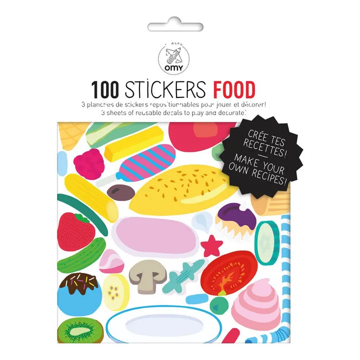 Wandsticker - Food - 100 stickers- Produktbild Nr. 0