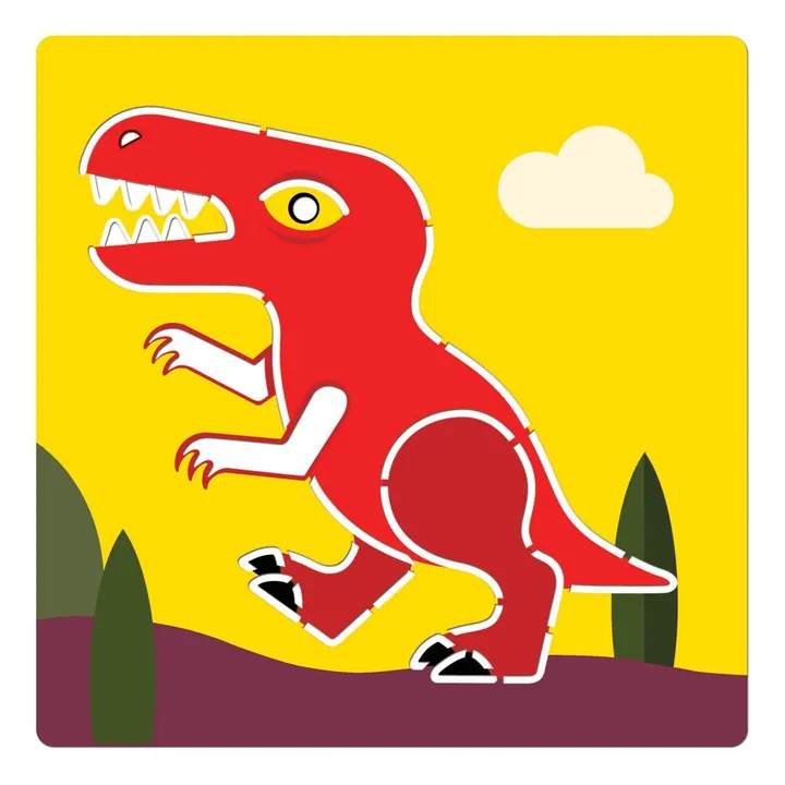 5 Schablone Dinosaurier - Produktbild Nr. 3