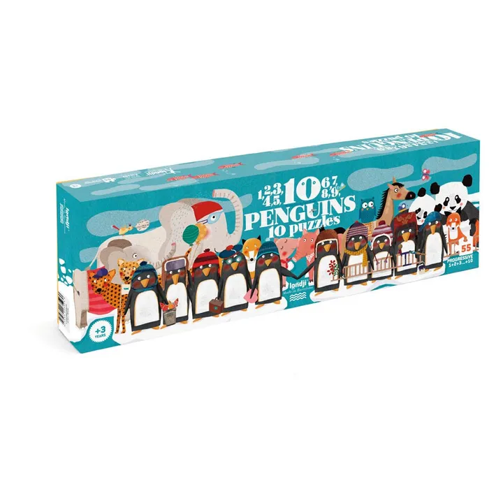 Puzzle 10 pingüinos- Imagen del producto n°0