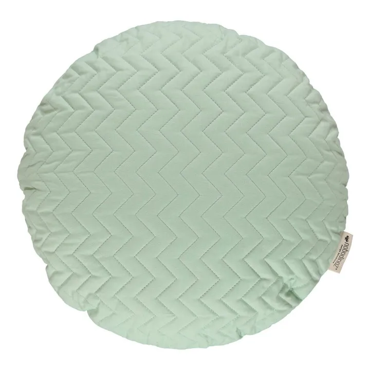 Cojín redondo Sitges 45 cm | Verde Almendra- Imagen del producto n°0