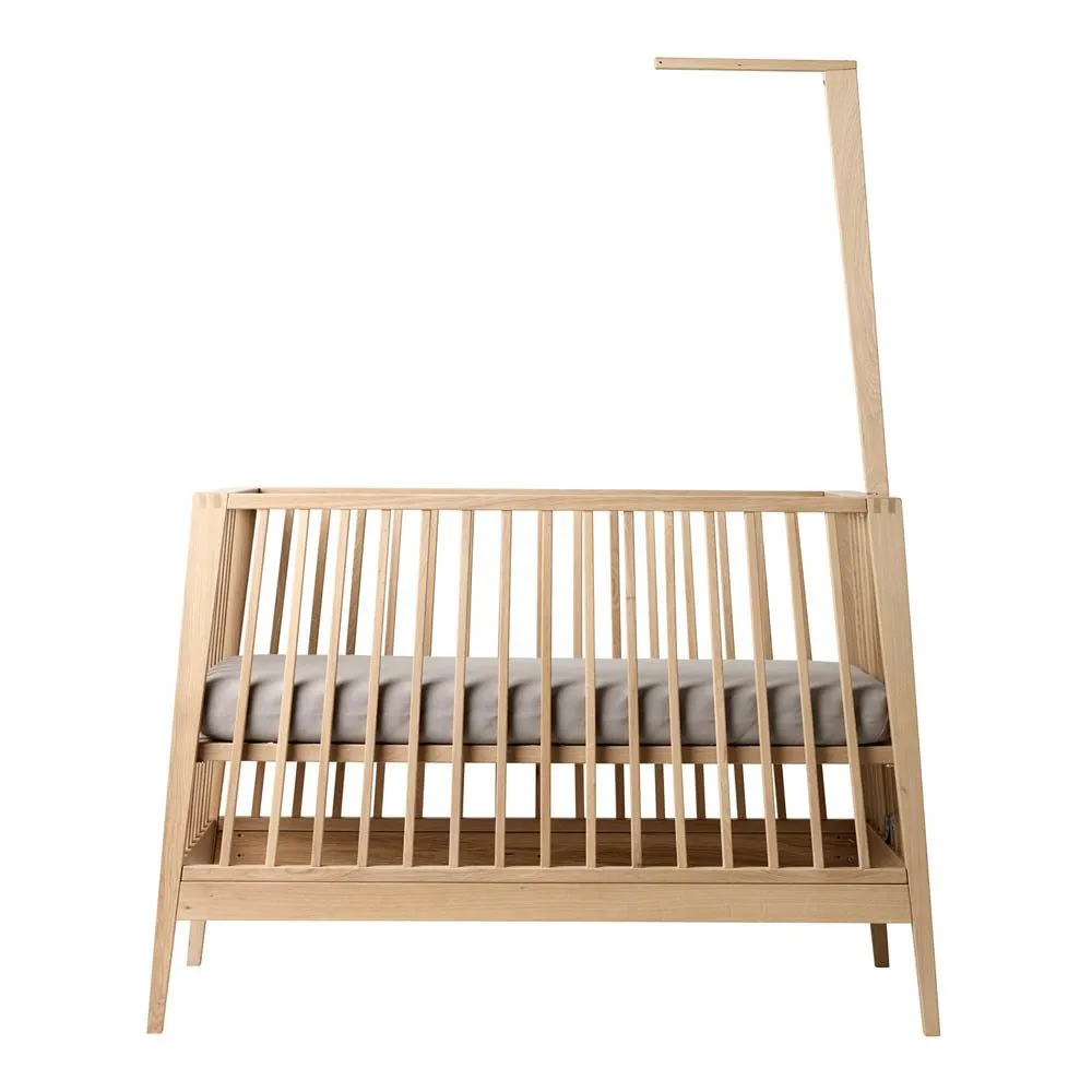 Leander Linea Cot Net Stand Oak Smallable