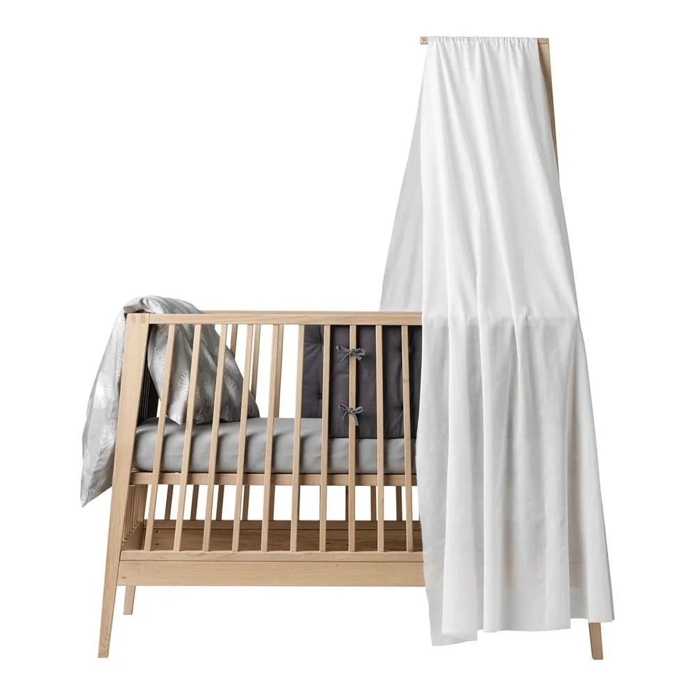 Leander White Linea Cot Net
