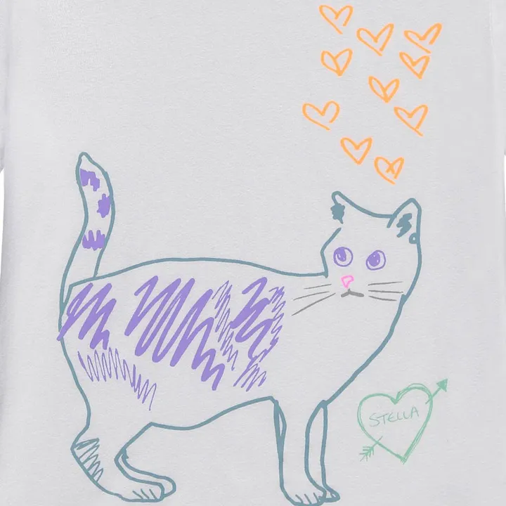 Exklusiv Stella McCartney x Smallable – T-Shirt Katze | Weiß- Produktbild Nr. 2
