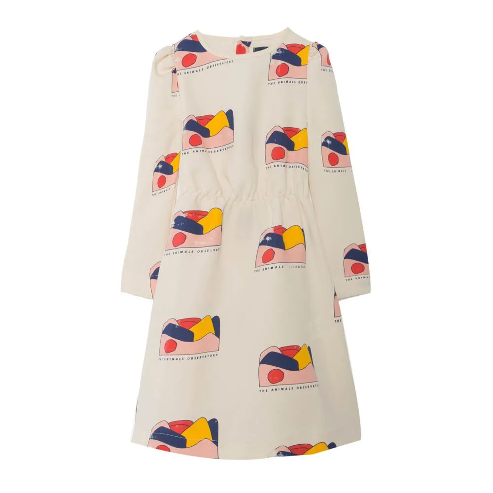 The Animals Observatory Ecru Landscape Dolphin Dress