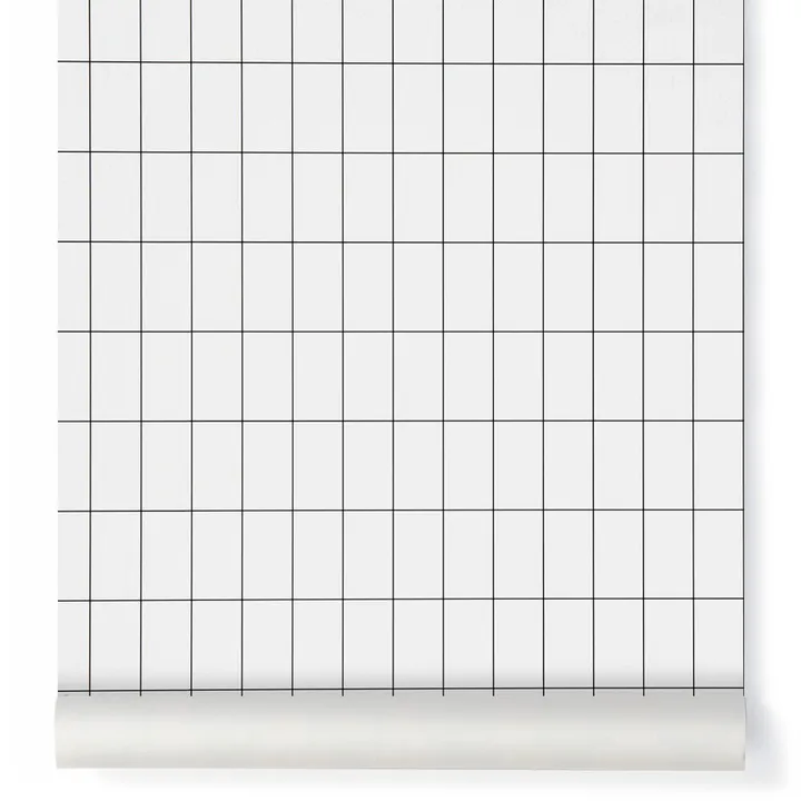 Tapete Grid  | Schwarz- Produktbild Nr. 0