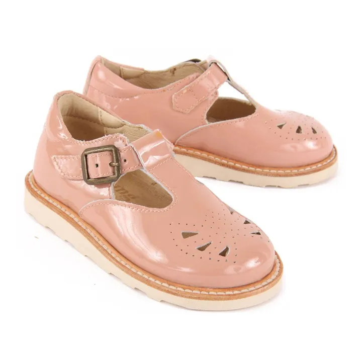 Babies Cuir Rosie | Rose pâle- Image produit n°1
