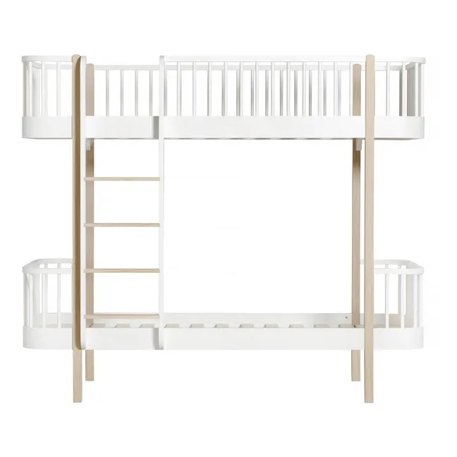 Litera Wood 90x200 cm en roble escalera