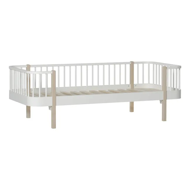 Bett aus Eiche Wood 90x200 cm
