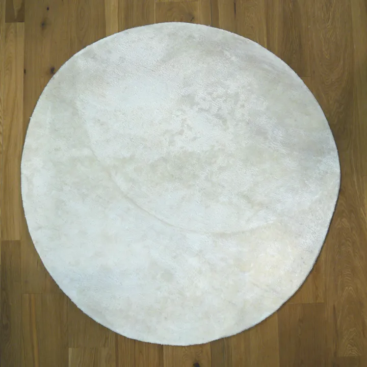 Runder Teppich  | Weiß- Produktbild Nr. 2