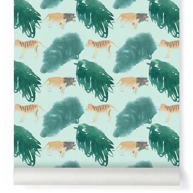 Safari Wallpaper 10x0.53 metres | Green