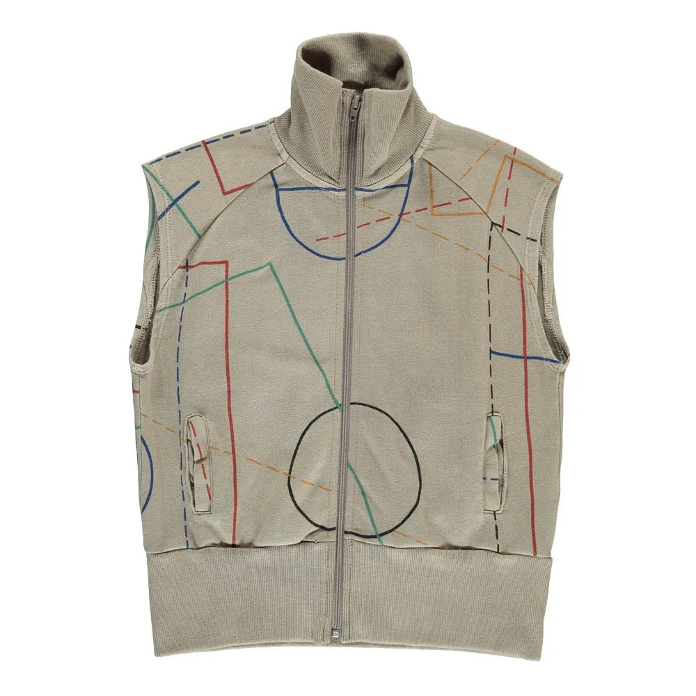 Bobo Choses - Sweat Sans Manches - Coton Biologique - 2 ans - Gris