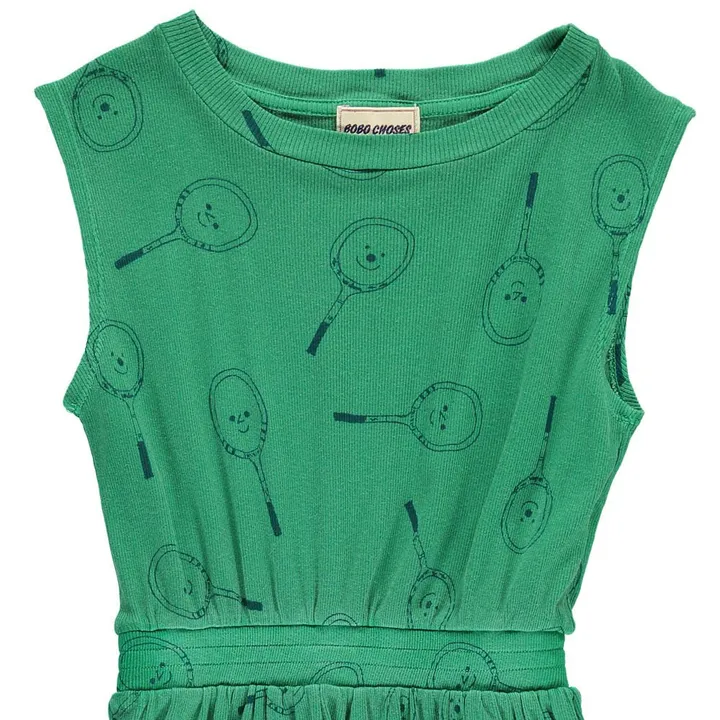 Vestido Rib Algodón | Verde- Imagen del producto n°2