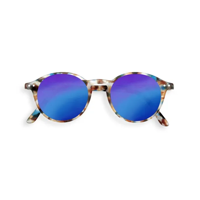 Gafas de sol #D Carey Lentes de espejo - Colección Adulto | Azul