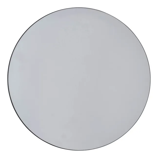Espejo redondo 50 cm | Gris