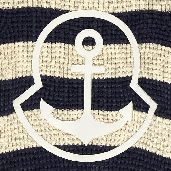 Anchor Striped Jumper | Ecru- Product image n°1