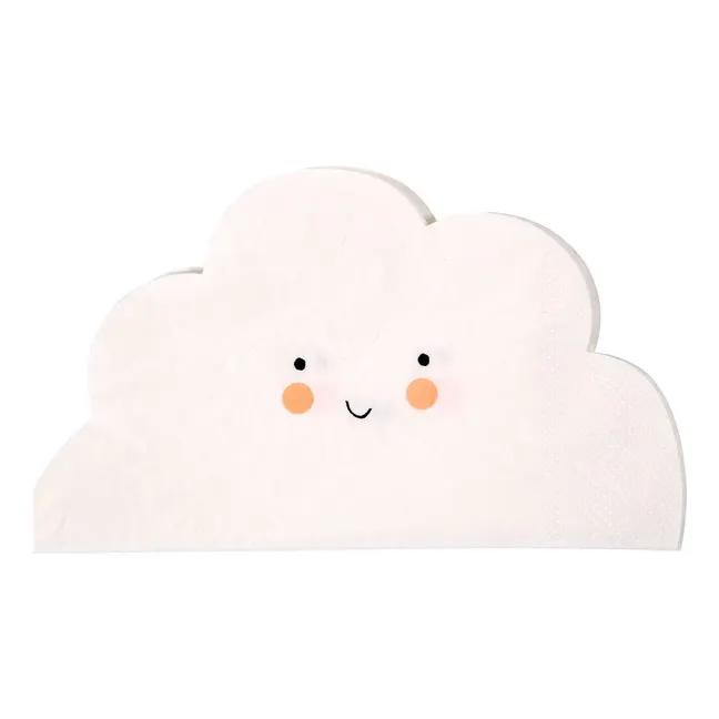 Serviettes en papier nuage