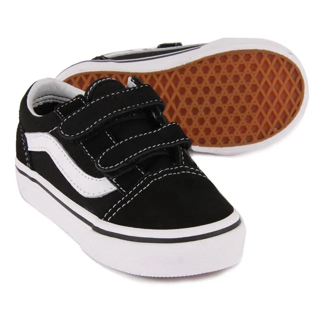 Old Skool V Velcro Sneakers | Black