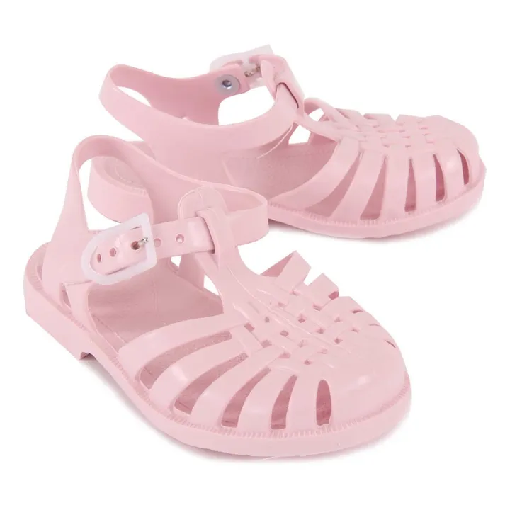 Pink store plastic sandals