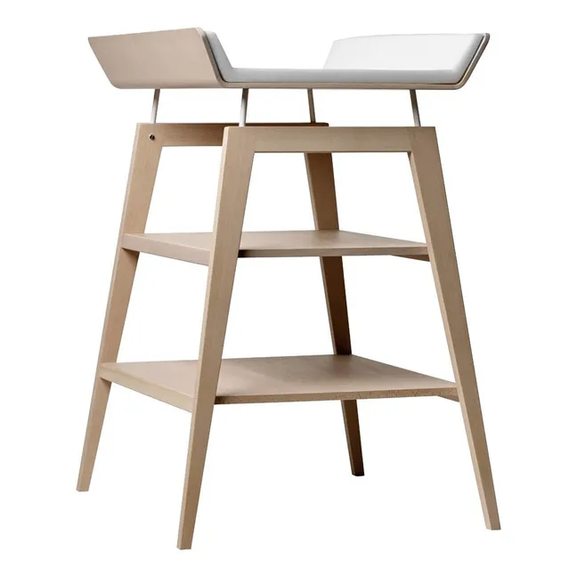 Linéa Baby Changing Table and Mattress | Beech