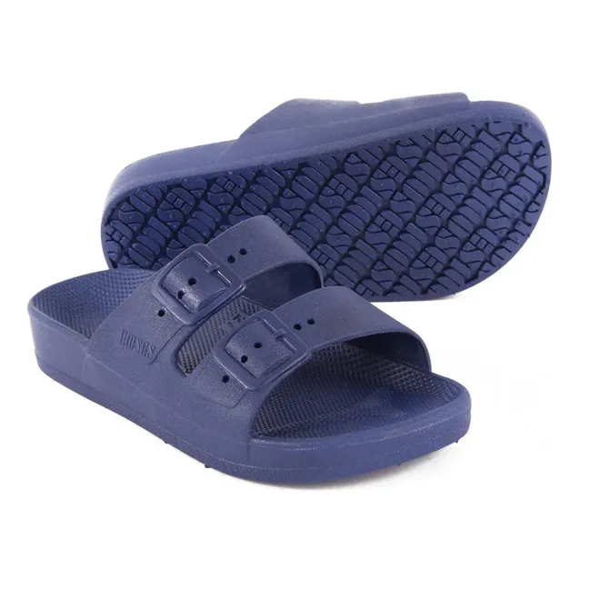 Buckled Sandals | Blue