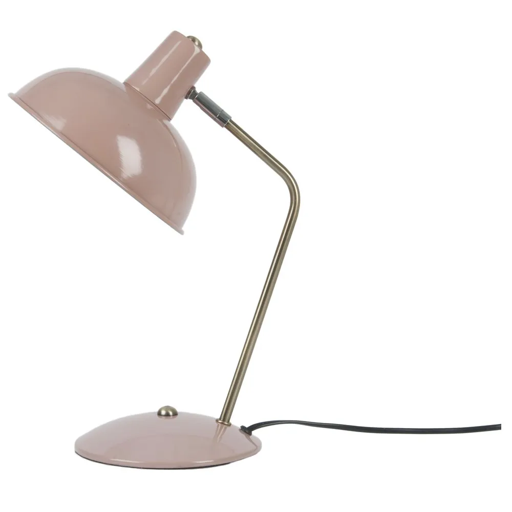 Present Time Dusty Pink Hood Table Lamp