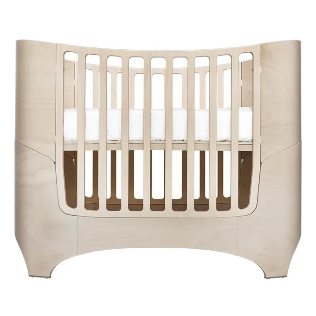 Convertible Oval Cot Complete With Comfort+7 Mattress | Beige limed