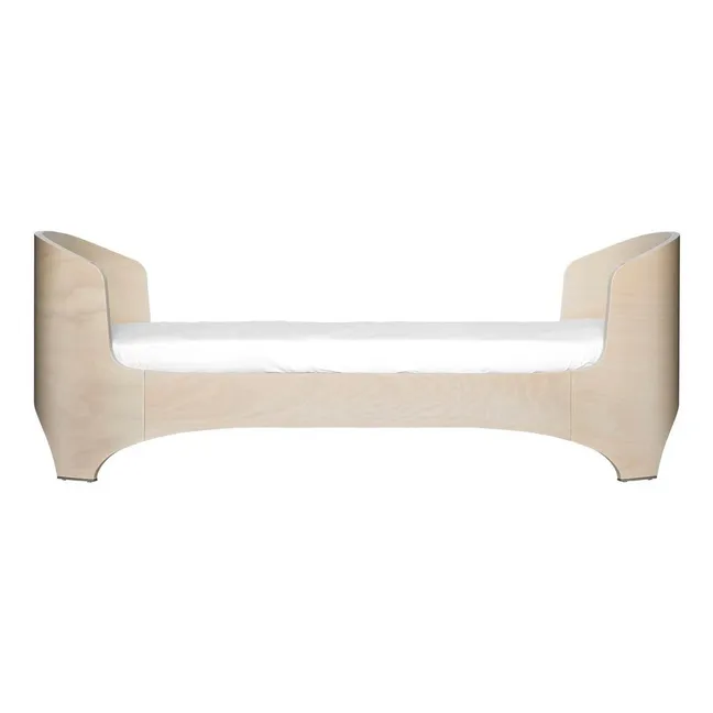 Mitwachsendes Babybett Komplett mit Matratze Comfort+7 | Beige limed