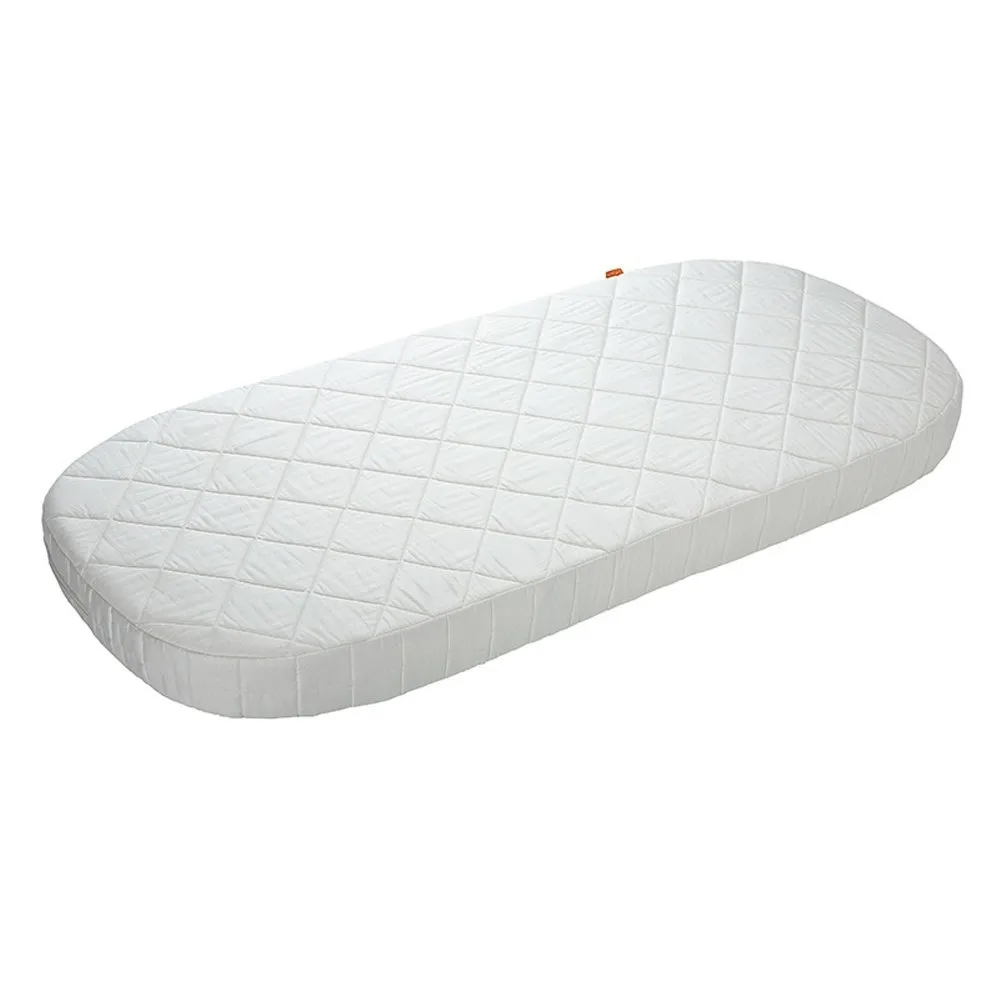 Matelas lit junior ovale 70x140 cm Comfort+7 | Blanc- Image produit n°1