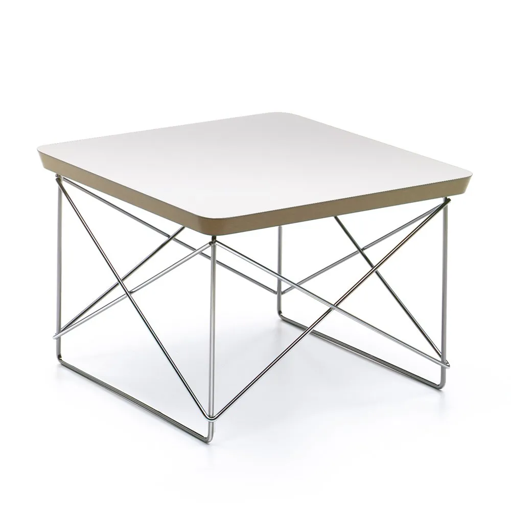 Vitra White Occasional Table Ltr Charles & Ray Eames, 1950