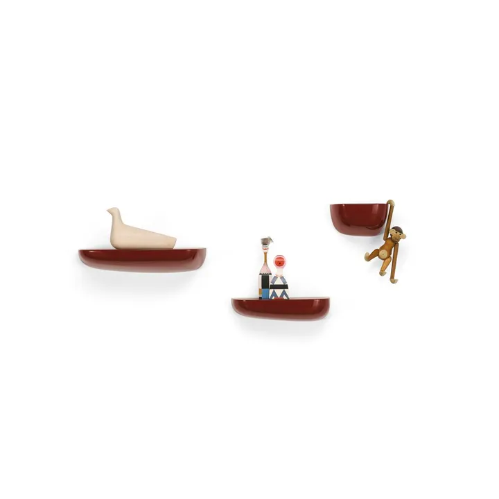 Estantería Corniche - Ronan & Erwan Bouroullec, 2012 | Rojo japonés- Imagen del producto n°1