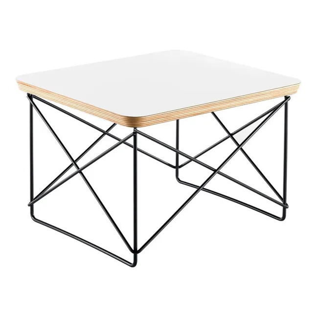 Table d'appoint Occasional LTR - Piètement epoxy - Charles & Ray Eames | Blanc