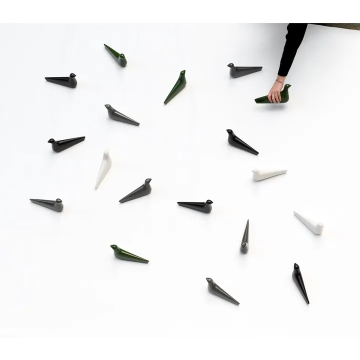 L'Oiseau, Keramik efeu, glänzend Ronan & Erwan Bouroullec , 2011 | Lierre Brillant- Produktbild Nr. 3