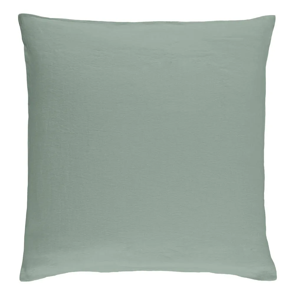 Communauté De Biens Sage Washed Linen Pillow Case