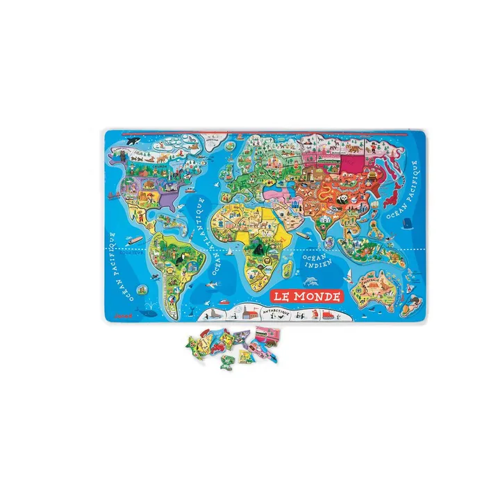 Puzzle magnétique - Monde- Image produit n°0