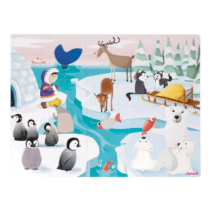 Puzzle mit Tastelementen Das Leben auf dem Packeis- Produktbild Nr. 0