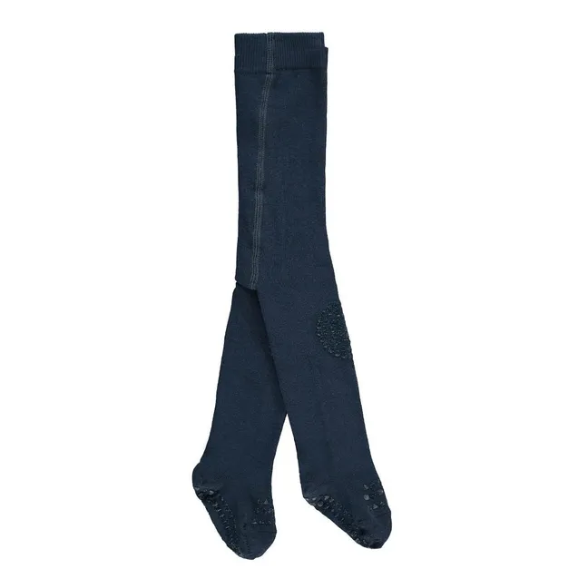 Tights With Non-Slip Knees and Feet | Navy blue