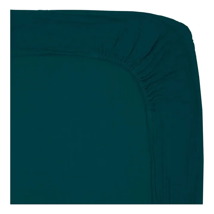 Coprimaterasso fasciatoio | Teal Blue S022- Immagine del prodotto n°1