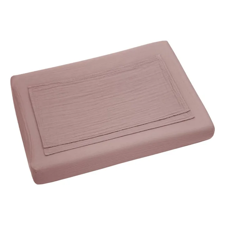 Changing Mat Cover | Dusty Pink S007- Product image n°0