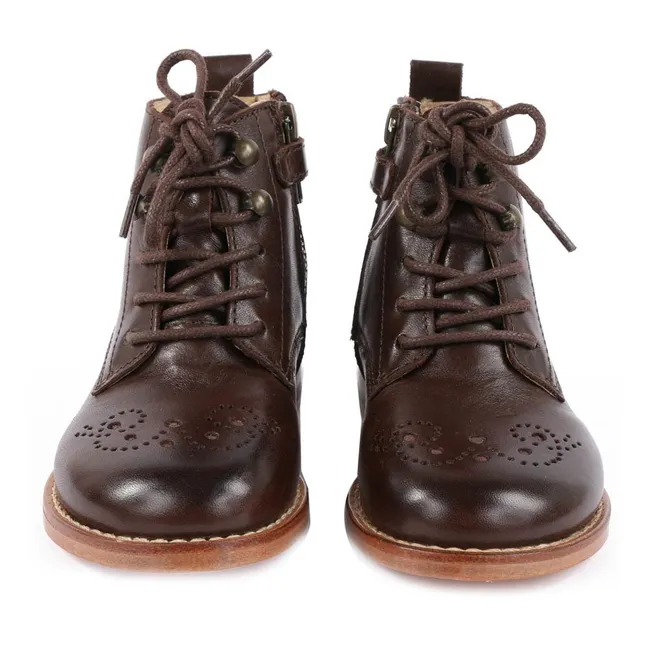 Stiefeletten aus Leder Buster  | Braun