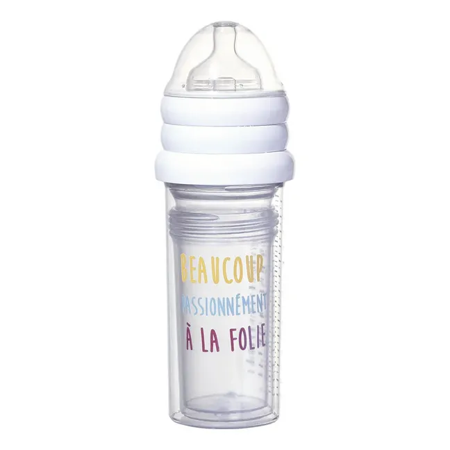 Babyflasche Beaucoup Passionnément A la folie -3-er-Set : 210 ml + 210ml + 360 ml