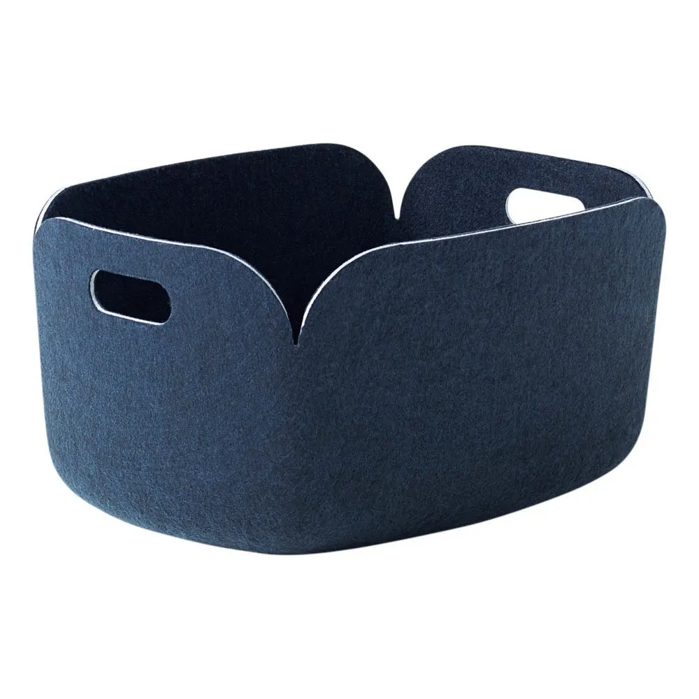 Muuto Midnight Blue Restore Storage Basket