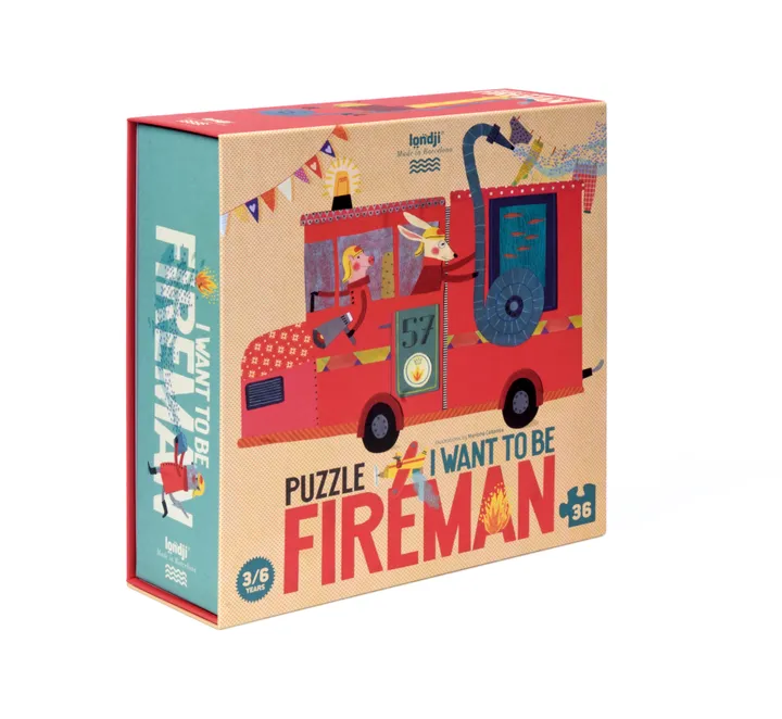 Puzzle Feuerwehrmann- Produktbild Nr. 0