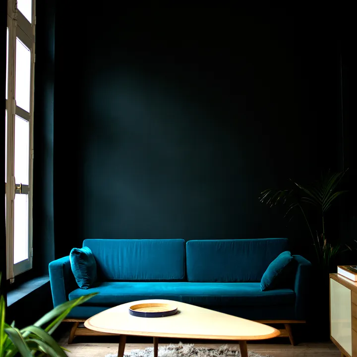 3er-Sofa 210 | Pfauenblau- Produktbild Nr. 1
