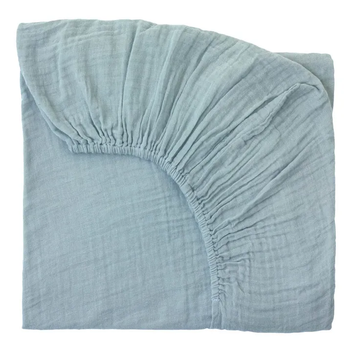 Fitted Sheet | Sweet Blue S046- Product image n°0