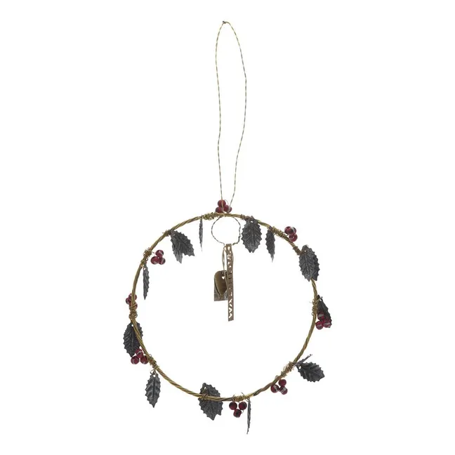 Hanging Leaf Crown 10cm | Silver