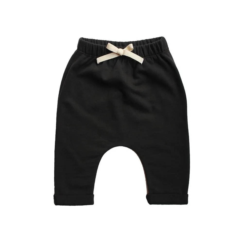 Gray Label Black Organic Cotton Trousers