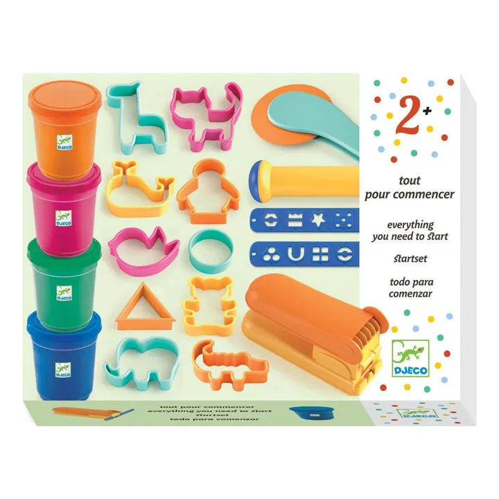 Djeco - Djeco - Kit de pâte à modeler Tout pour commencer